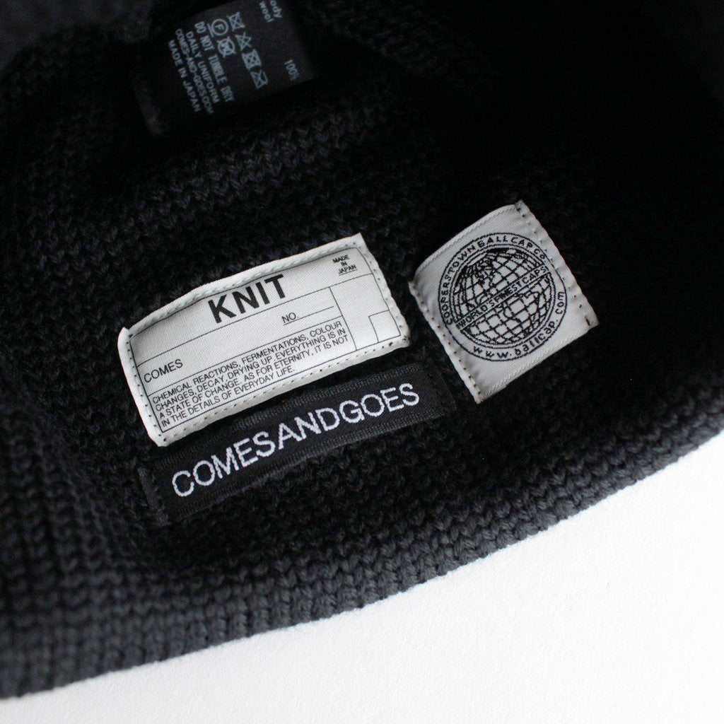 NY CUBANS KNIT #BLACK [No.24006]