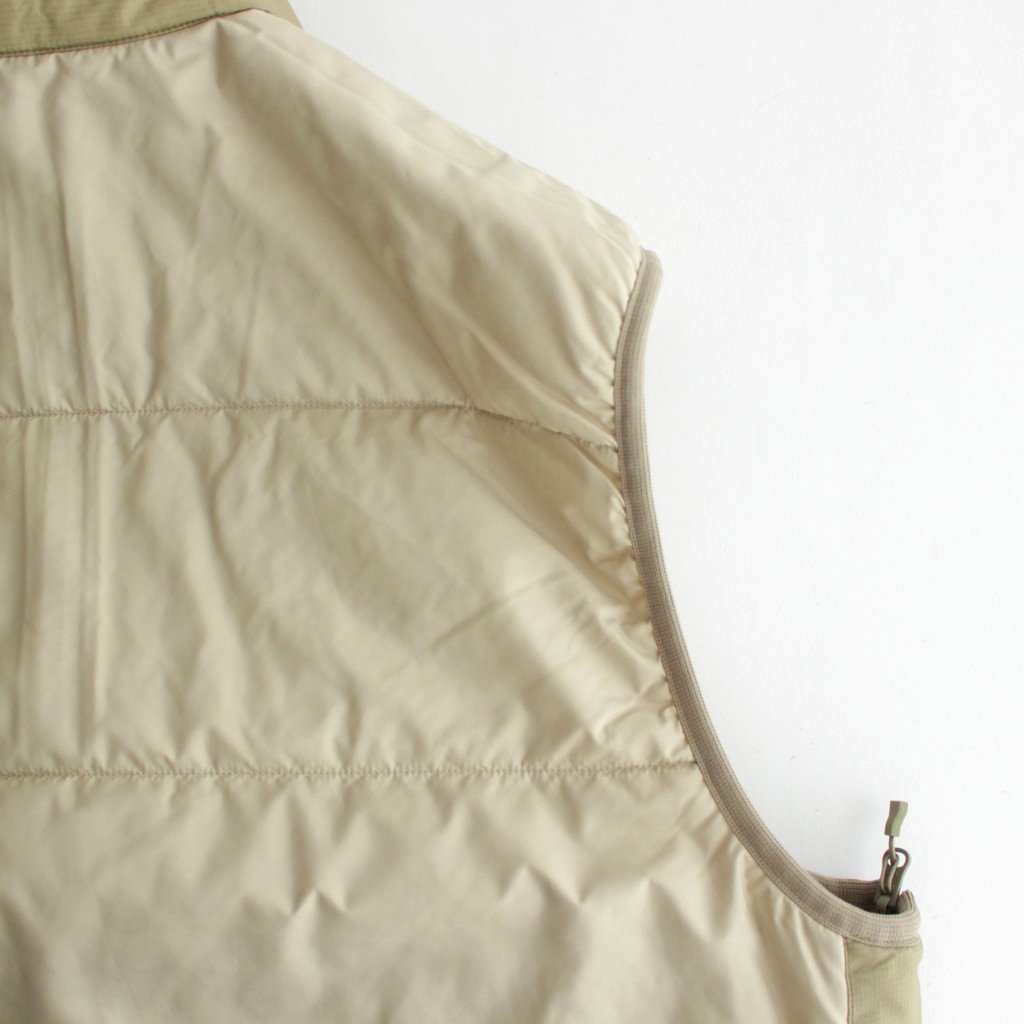 W's TECH REVERSIBLE PULLOVER PUFF VEST #BEIGE [BJ-23023WL] – ciacura