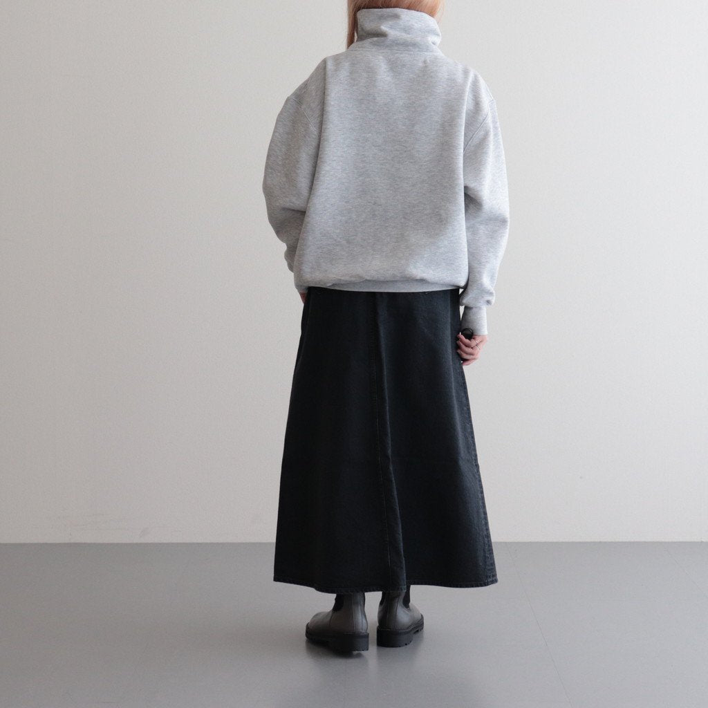 W's TECH SWEAT OFF TURTLE #HEATHER GRAY [BE-52023WL]