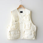 W's TECH SKIING OVER VEST #OFF WHITE [BJ-28023WL]