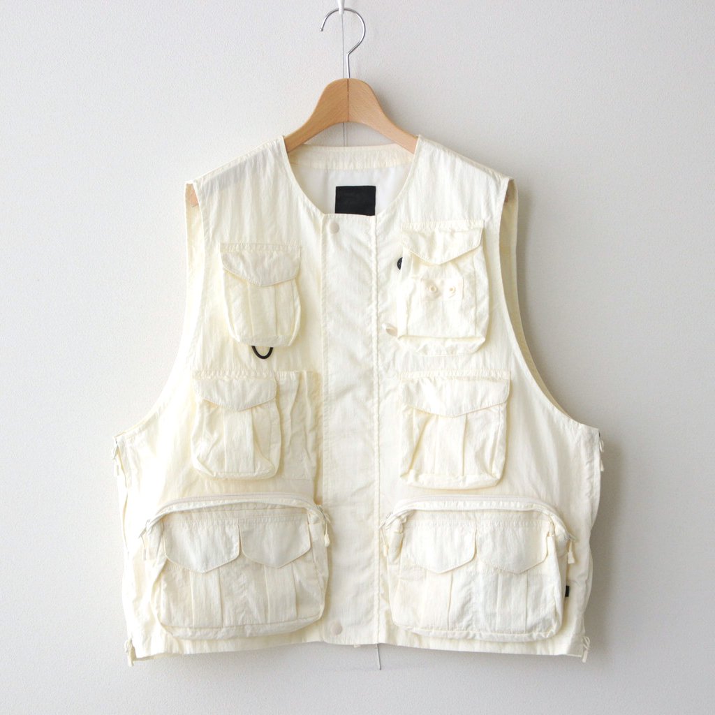 W's TECH SKIING OVER VEST #OFF WHITE [BJ-28023WL]