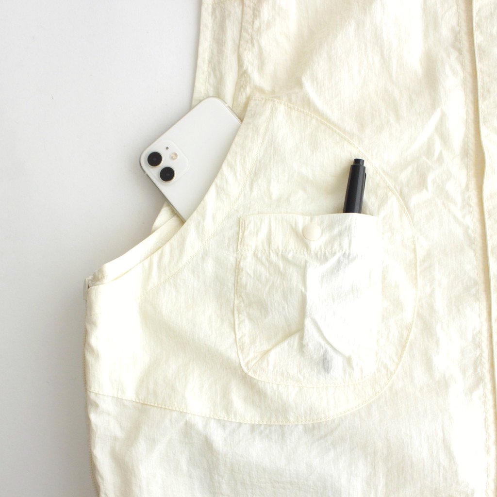 W's TECH SKIING OVER VEST #OFF WHITE [BJ-28023WL]