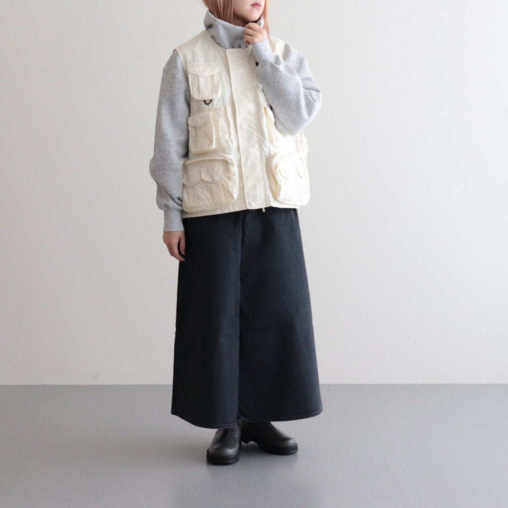 W's TECH SKIING OVER VEST #OFF WHITE [BJ-28023WL]