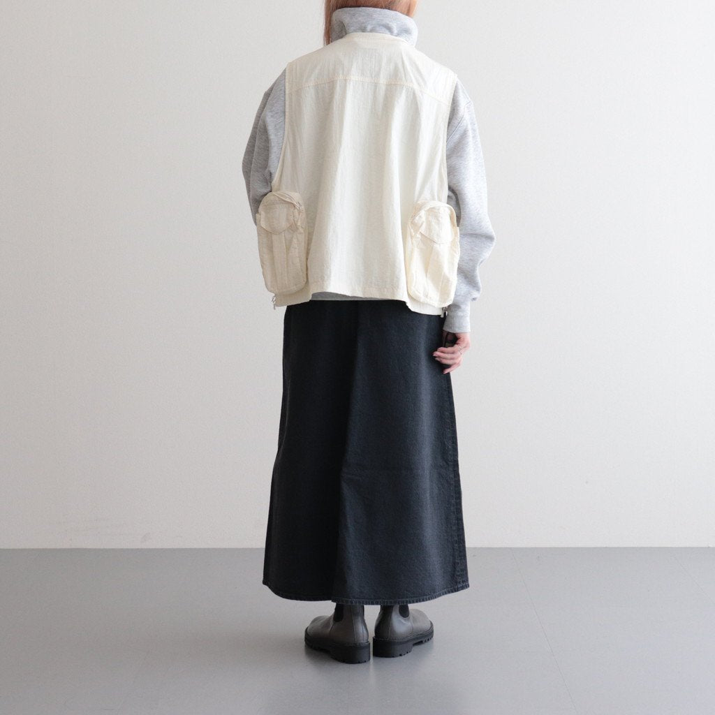 W's TECH SKIING OVER VEST #OFF WHITE [BJ-28023WL]