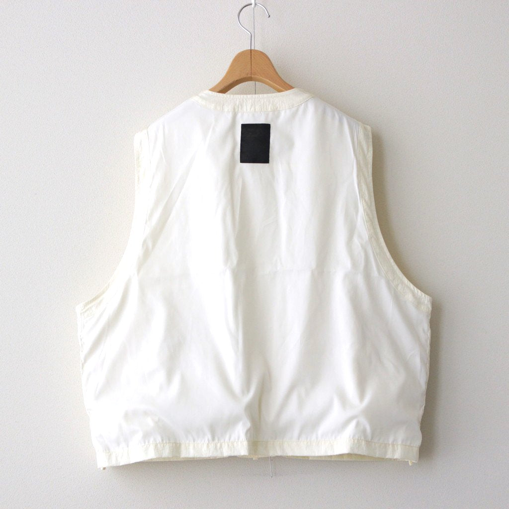W's TECH SKIING OVER VEST #OFF WHITE [BJ-28023WL]