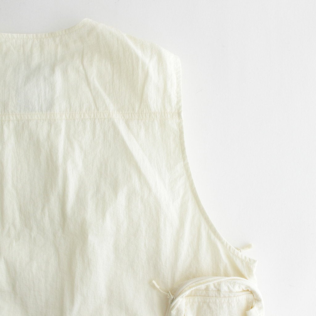 W's TECH SKIING OVER VEST #OFF WHITE [BJ-28023WL]