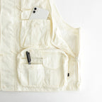 W's TECH SKIING OVER VEST #OFF WHITE [BJ-28023WL]