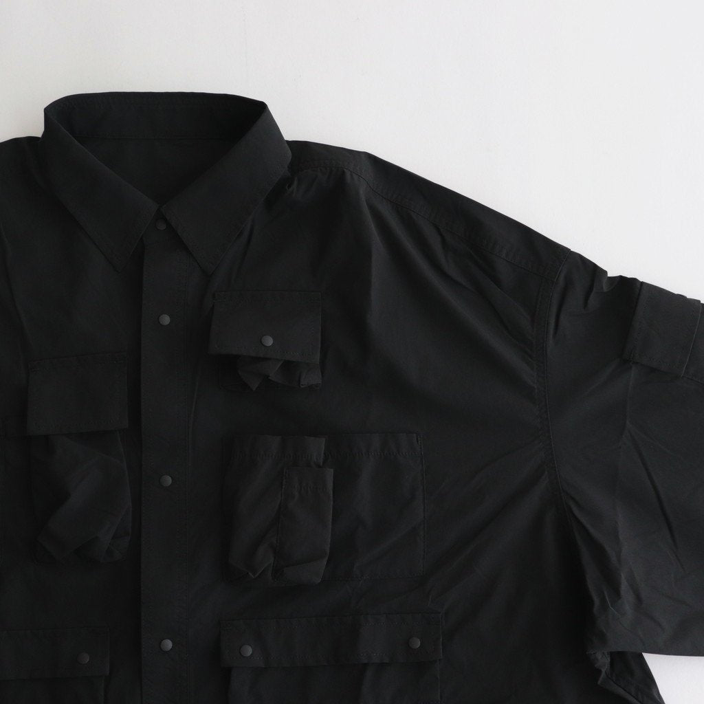 DRY TYPEWRITER TACTICAL POCKET L/S SHIRT #BLACK [FSW-23-SH_170