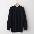 Waffle L/S Crew Neck Tee #NAVY [GU233-70135B]