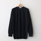 Waffle L/S Crew Neck Tee #NAVY [GU233-70135B]