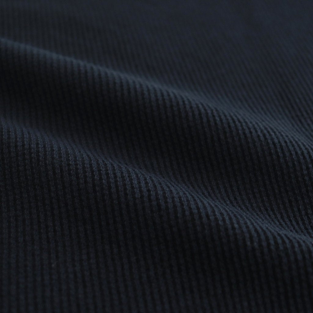 Waffle L/S Crew Neck Tee #NAVY [GU233-70135B]