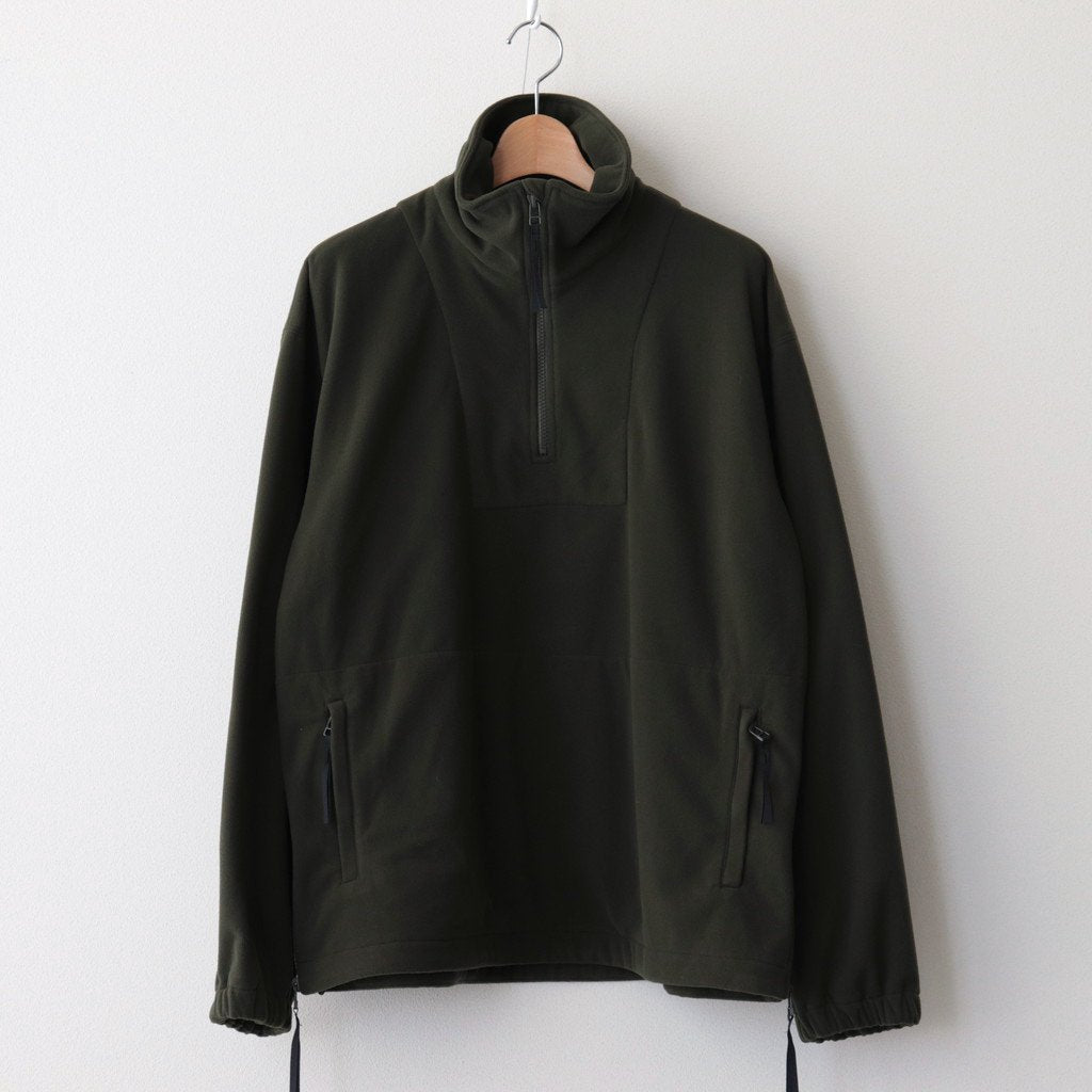 POLARTEC FLEECE HIGHNECK PULLOVER #OLIVE [YK23FW0562B]