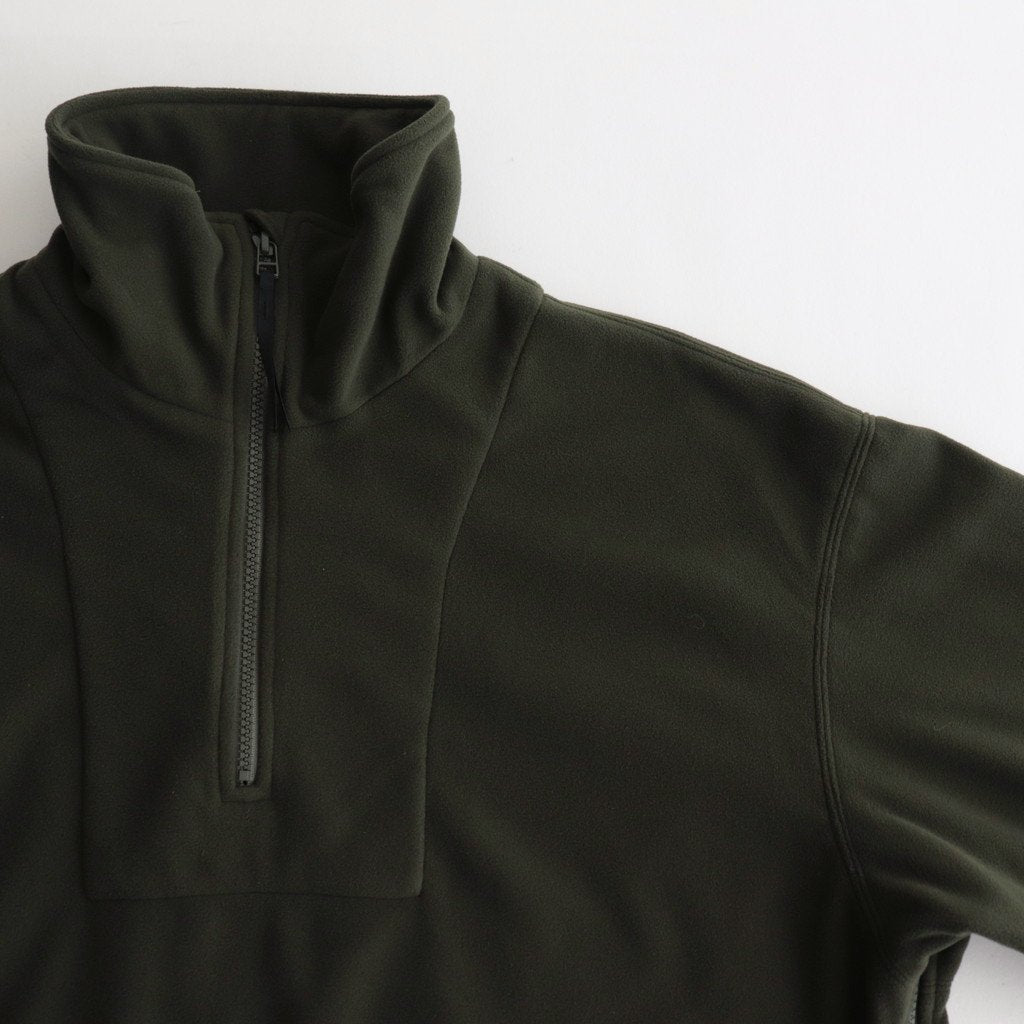 POLARTEC FLEECE HIGHNECK PULLOVER #OLIVE [YK23FW0562B]