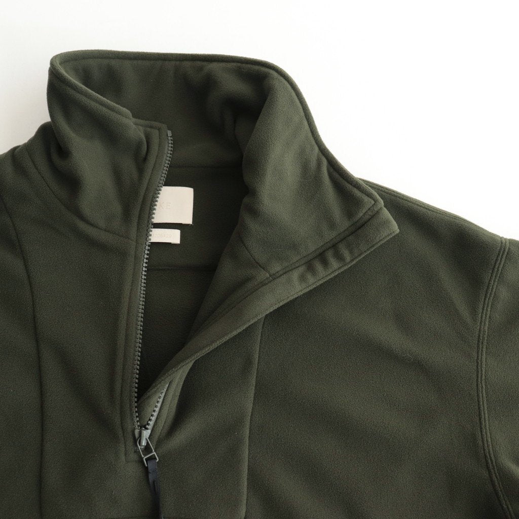 POLARTEC FLEECE HIGHNECK PULLOVER #OLIVE [YK23FW0562B]
