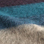 MOHAIR BORDER CREWNECK SWEATER #PURPLE [YK23FW0572S]