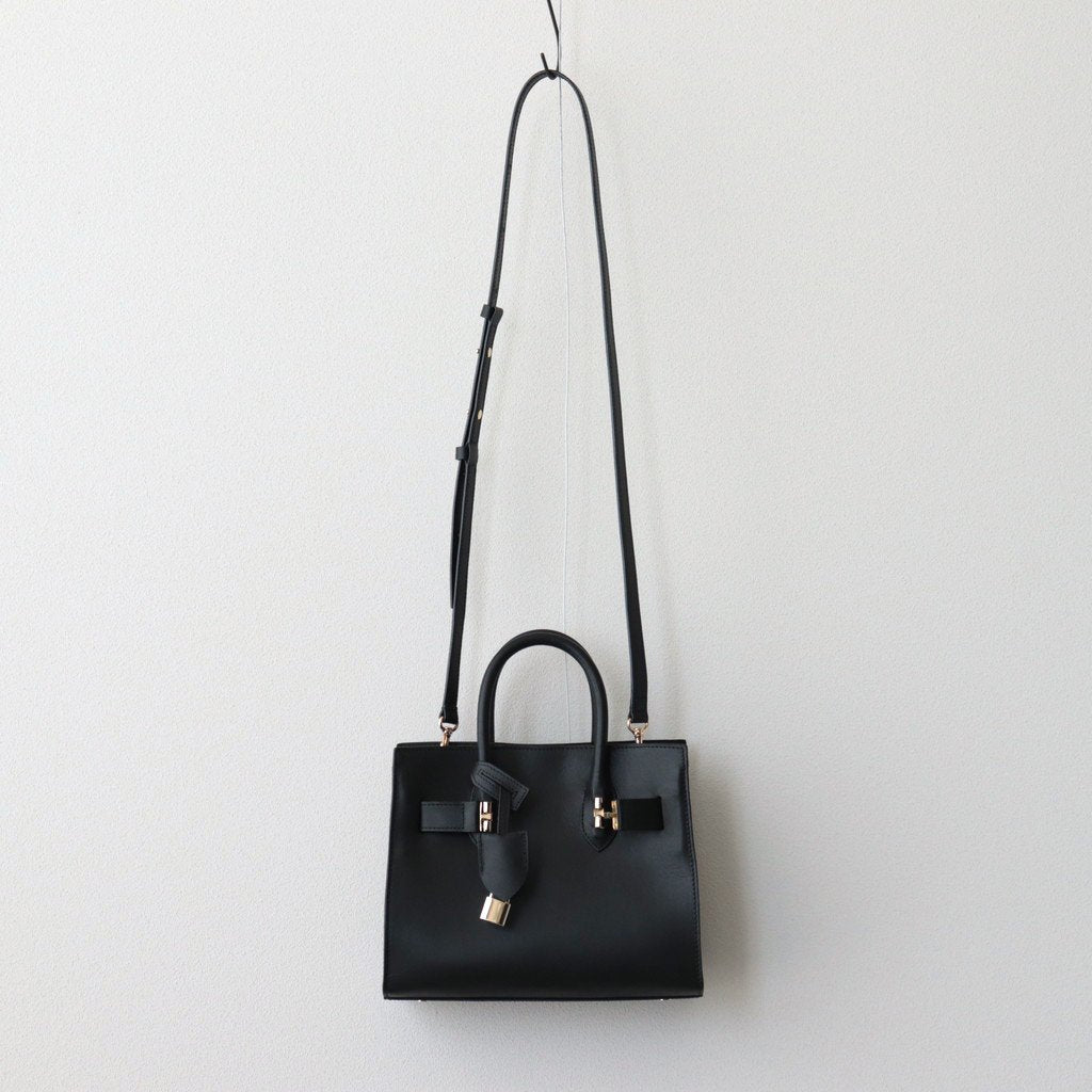 door catch mini hand bag #BLACK [B01XBG-59]