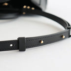 door catch mini hand bag #BLACK [B01XBG-59]