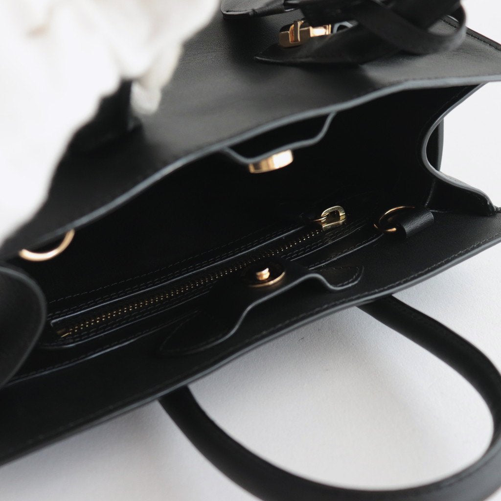 door catch mini hand bag #BLACK [B01XBG-59]