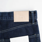 Selvage Denim Five Pocket Wide Straight Pants #INDIGO DARK FADE [GU263-40059DB]