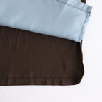 COLORBLOCK OPEN COLLAR SHIRT #BROWN [YK25SS0939SH]