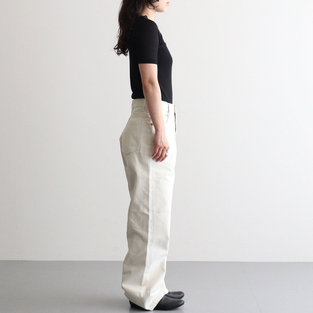 SUPER HIGH GAUGE SHEER RIB TEE #BLACK [A00T03HF]