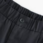 Silicon Poplin Two Tuck Easy Pants #BLACK [GM261-40182]