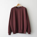 SUPER HIGH GAUGE SWEAT P/O #BURGUNDY [A26AP02CU]