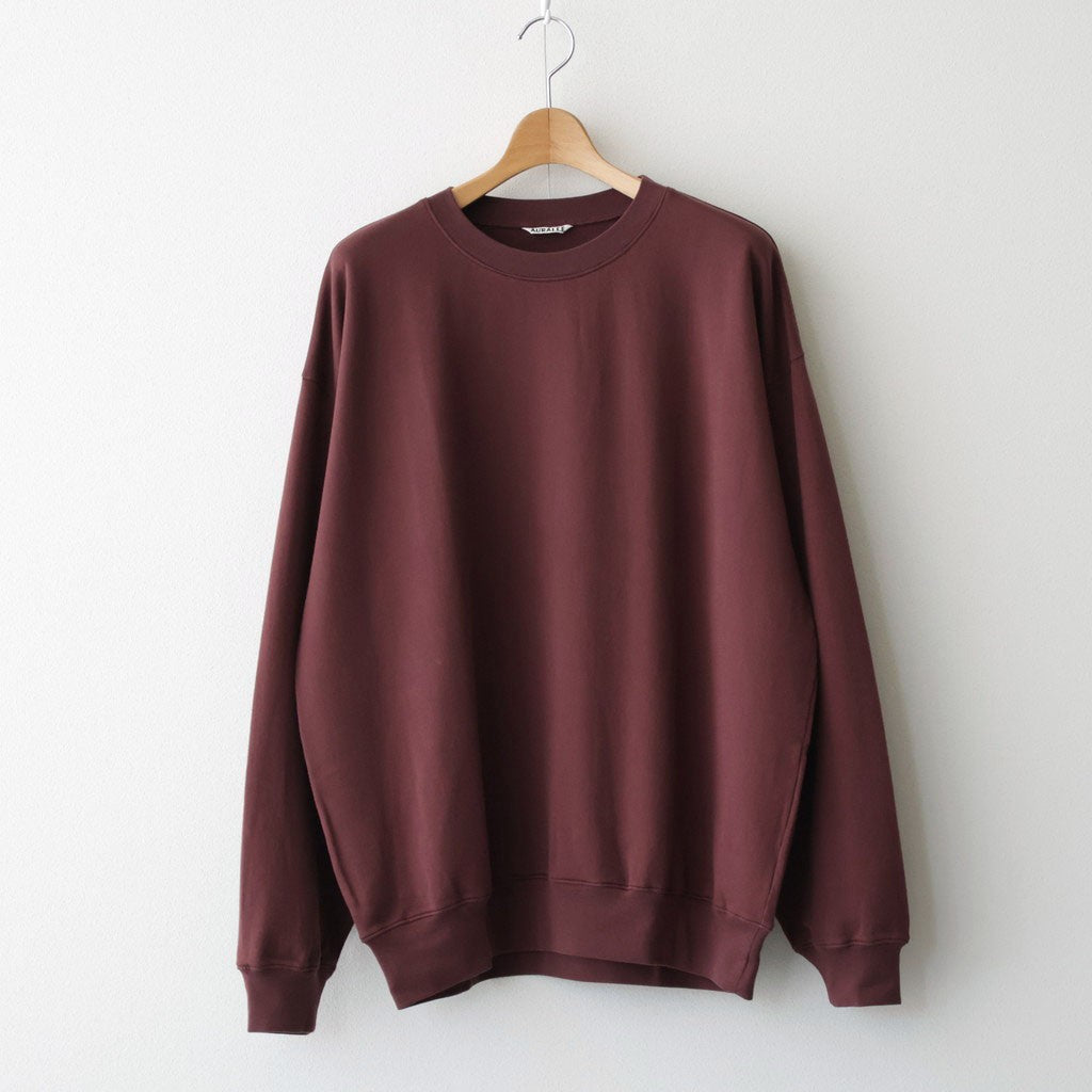 SUPER HIGH GAUGE SWEAT P/O #BURGUNDY [A26AP02CU]