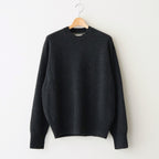 Cashmere Wholegarment Crewneck Sweater #CHARCOAL [YK25FW01116S]