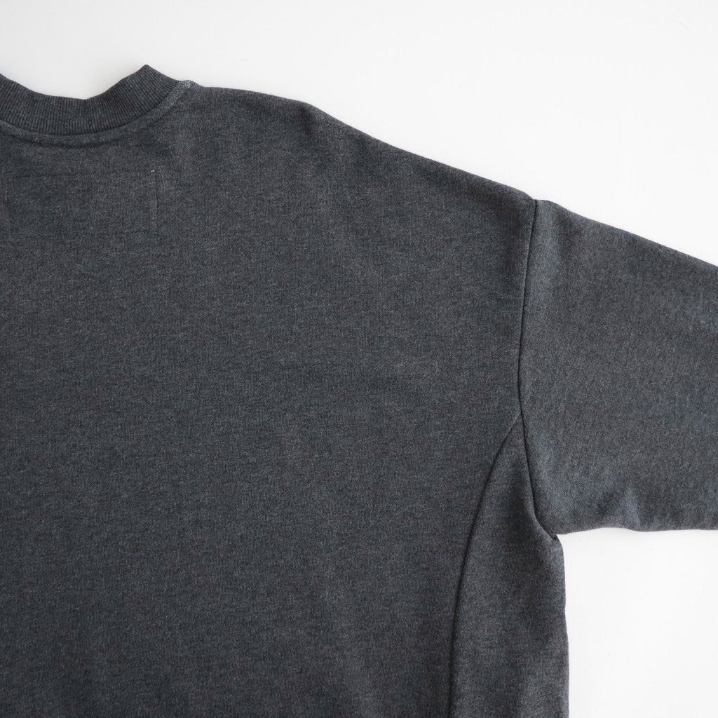 ワイドSWトレーナー #HEATHER CHARCOAL [D226-T1158]