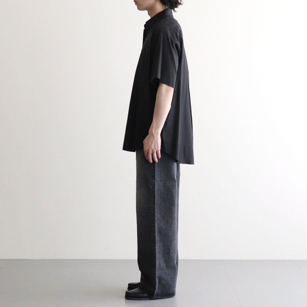 LOOSE DENIM PANTS #BLACK [ST.1566]