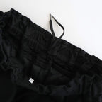 FSHGPT - ウールシーチング ・ ガーメントウォッシュ イージーパンツ #95 Black [SN_FR1604PF]