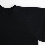 Wool 100% Raglan Knit #BLK [12520520]