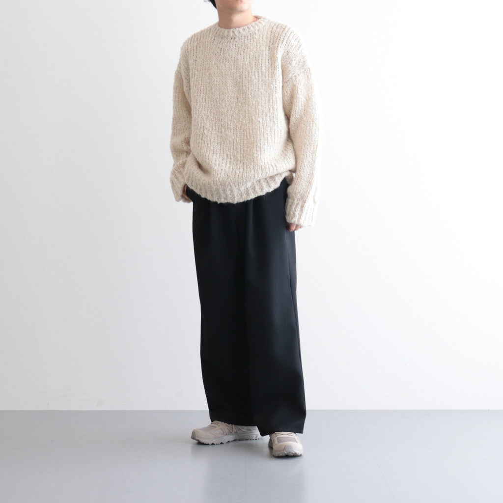 MOHAIR WOOL LOOSE KNIT LS #OFF [ST.714]