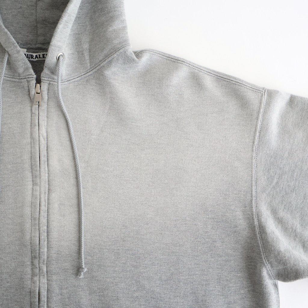 PRODUCT DYED PIMA LIGHT SWEAT ZIP PARKA #TOP GRAY [A25AP01MS]