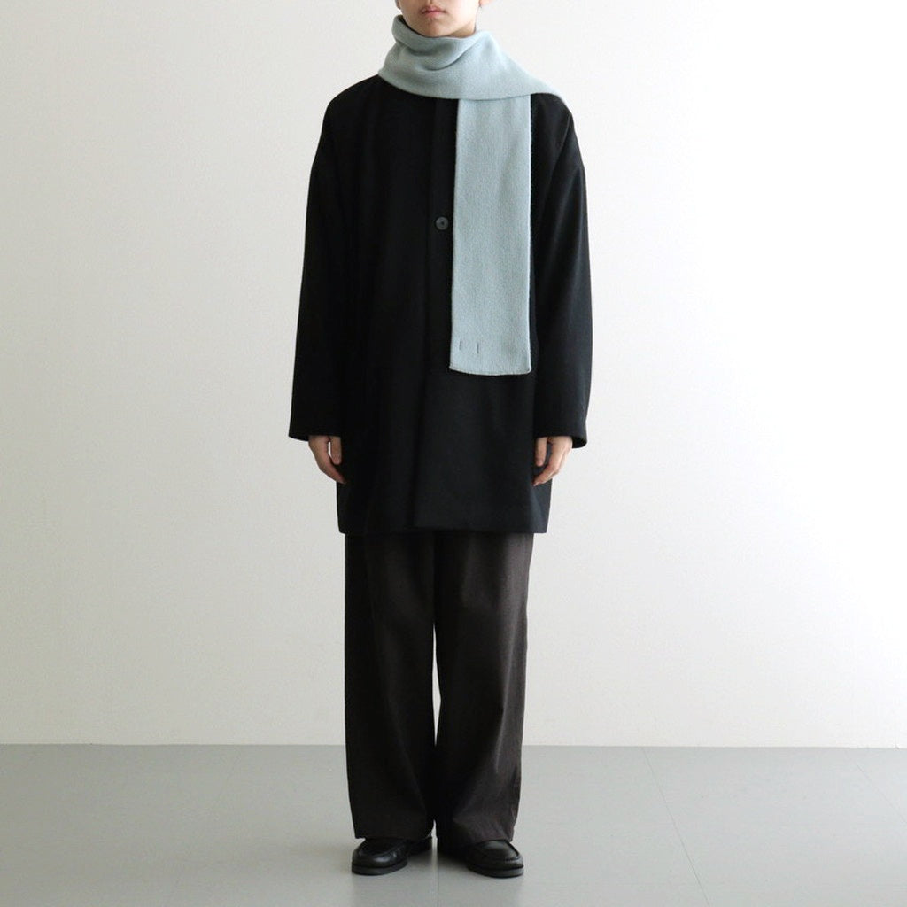 MERINO LAMBS WOOL SOCKSTOLE #L.BLUE [R5128-AW25]