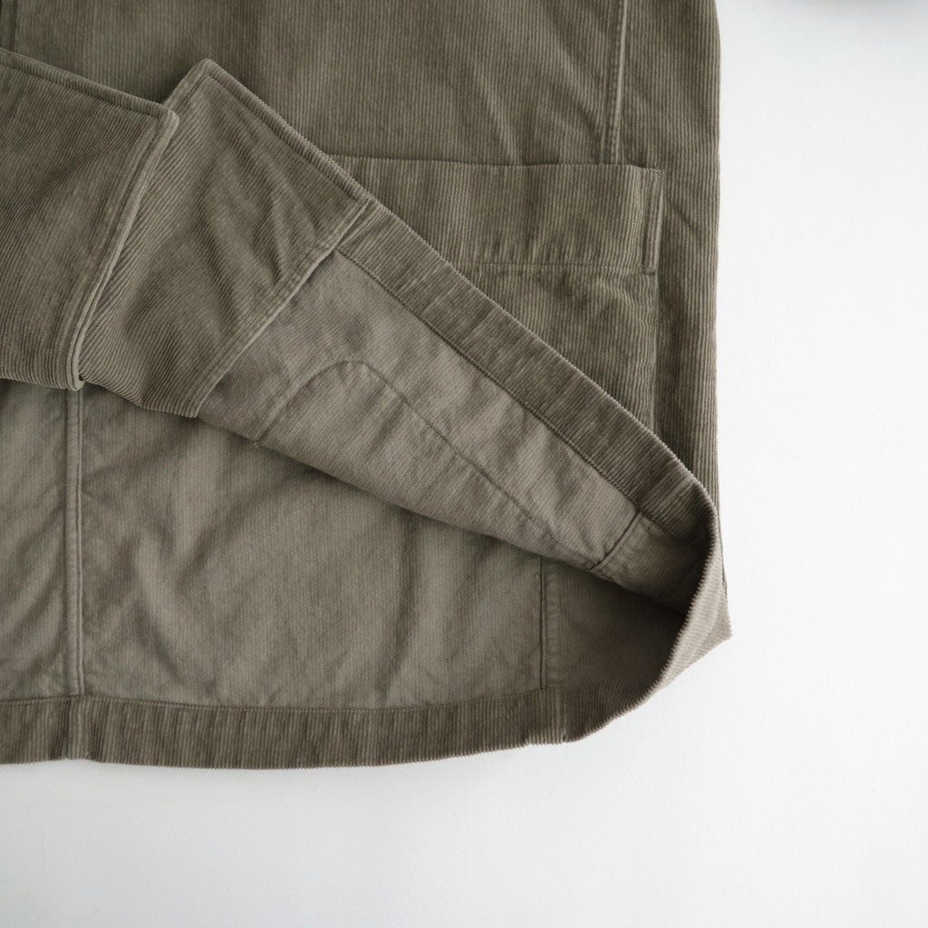 VINTAGE CORDUROY SINGLE BREASTED JACKET #TAUPE [ST.1580]