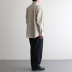 BUTTON SHIRT FLAP POCKET #kusaki khaki-ch [15110]