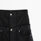 REDENIM W WAIST PT BK #BLACK [Q25A-T035BK]