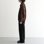 GOAT SUEDE ZIP JACKET #BROWN [ST.1551]