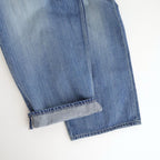 Selvage Denim Two Tuck Pants #INDIGO_LIGHT FADE [GU261-40061LB]