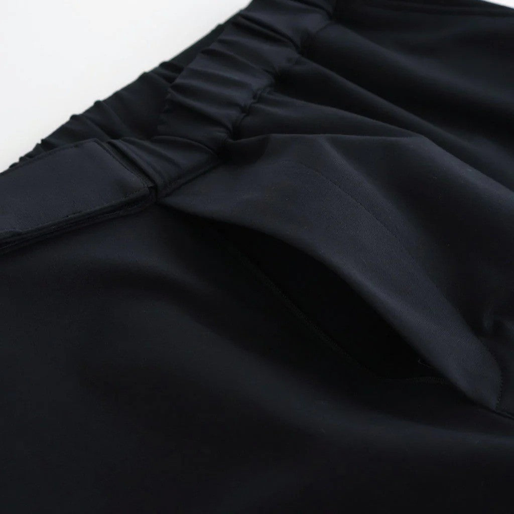 Compact Ponte Wide Tapered Chef Pants #BLACK [GM263-40042B]