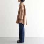 Selvage Denim Five Pocket Wide Straight Pants #INDIGO DARK FADE [GU263-40059DB]