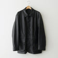 TEXTURED LAMB LEATHER BLOUSON #BLACK [A26SB01BL]
