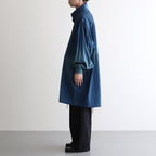 SPRAY PRINTED NYLON SNOWPARKA #OCEAN BLUE [YK23SS0462C]