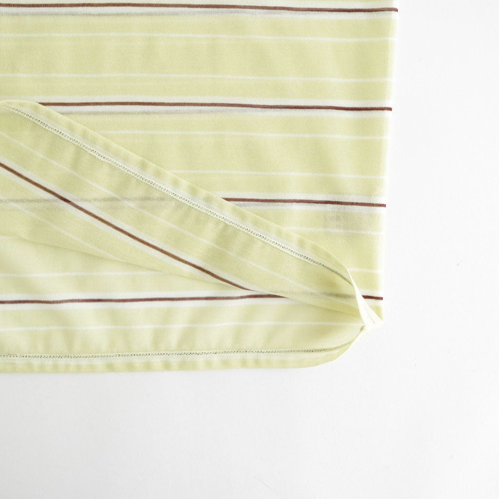 Sheer Border T-shirt #L/GRN [12610629]