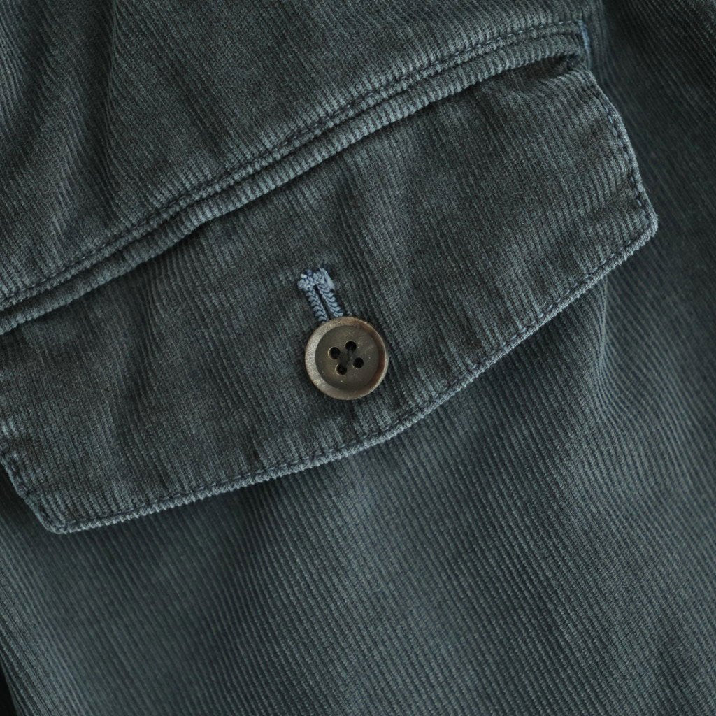 Corduroy 1Pleated Easy Trousers #Blue [YK26FW01339P]