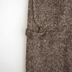 HOMESPUN TWEED PAINTER PANTS #MIX BROWN [A26AP03HT]