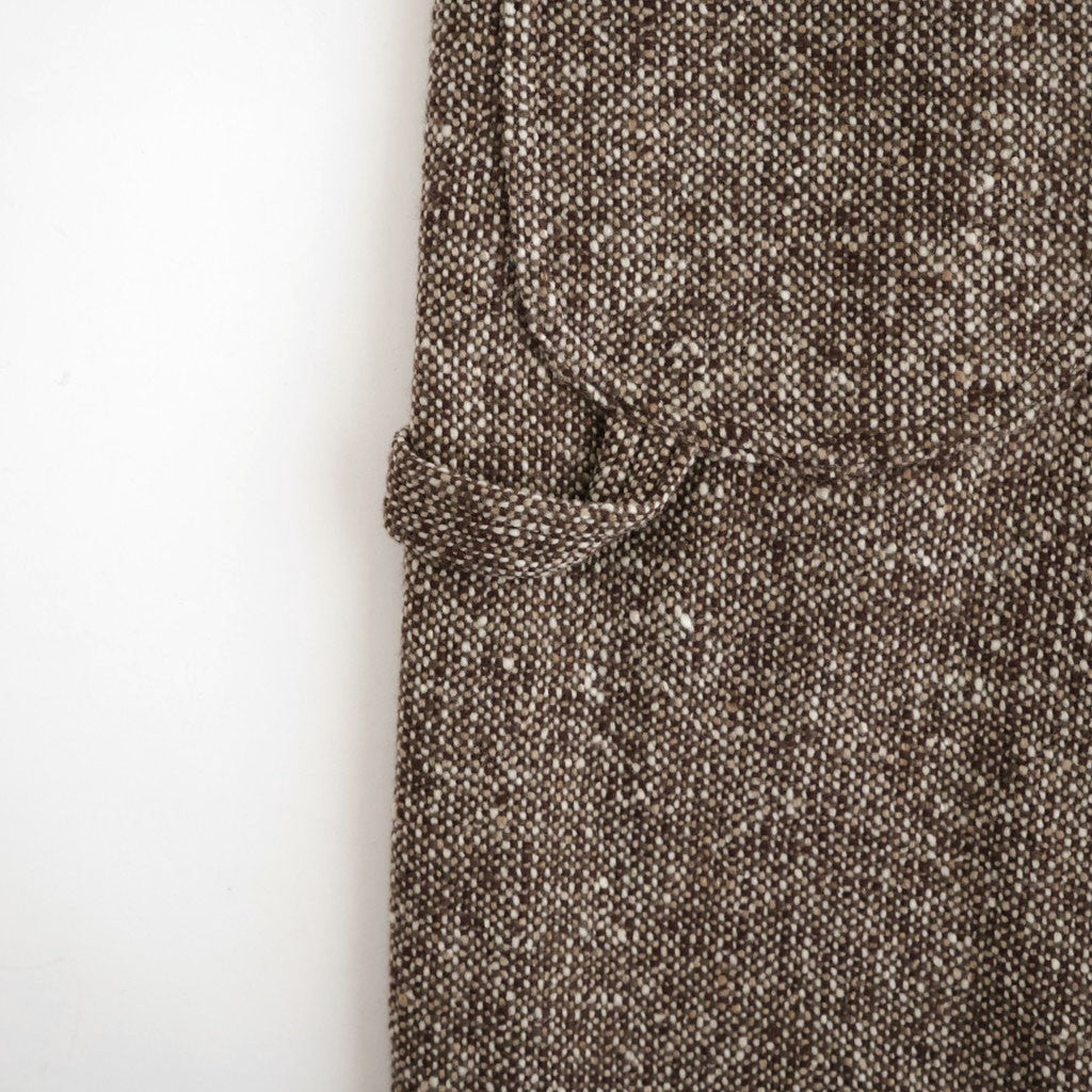 HOMESPUN TWEED PAINTER PANTS #MIX BROWN [A26AP03HT]