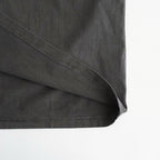 GARMENT-DYED YOKE T-SHIRT #CARBON [YK26SS01296CS]